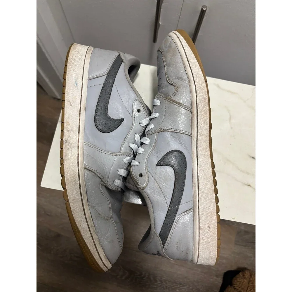 Nike Air Jordan 1 Low Golf Wolf Grey Men's Size 14 DD9315-006
